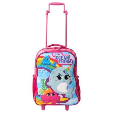 Imagem de Mochila 2em1 Rodas e Costas UniBaby Brilosa - Winth, PINK