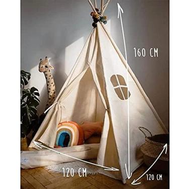 Imagem de Cabana Barraca Infantil Tenda Toca Índio Festa Do Pijama