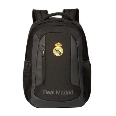 Imagem de Mochila Esportiva Escolar Futebol Trabalho Real Madri 16699 Oficial-Unissex