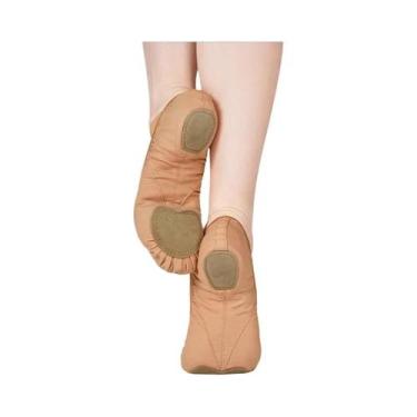 Imagem de Sapatos De Dança Para Meninas Com Solado Macio, Sapatilhas De Balé Em 