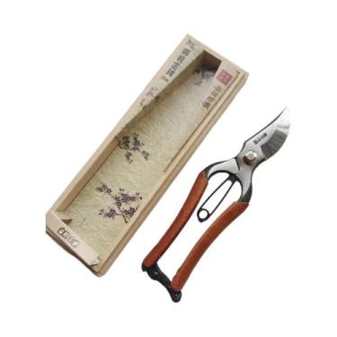 Imagem de Tesoura De Poda Profissional Forjada Artesanalmente, Durável E Portáti