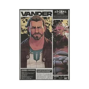 Imagem de Pôster Minimalista De Graffiti Da Série Jinx Arcane Temporada 2, Pintu