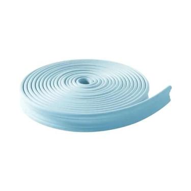 Imagem de Fita Adesiva De Borda De Parede 3D NBR Macia De 5M Para Decoração, Rod