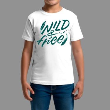 Imagem de Camisetas Infatil Básica Masculina Casual Moda Country Manga Curta Wil