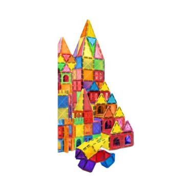 Imagem de Conjunto De Blocos Magnéticos Para Crianças 40 64 100PCS Brinquedos Ed