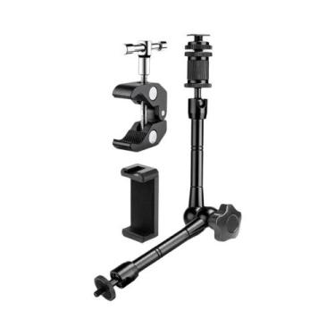 Imagem de Braço Articulado Super Clamp Ajustável De 11 Polegadas Para Monitor, L