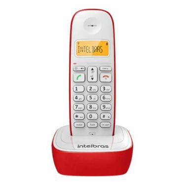 Imagem de Telefone Sem Fio Intelbras TS 7510 Vermelho - Congratulations Store