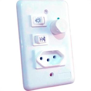 Imagem de Controle Ventilador Asantos Com Tomada Liga/Desliga 2065