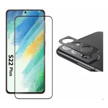 Imagem de Película Vidro 3d + Película de Proteção Câmera Samsung Galaxy S22 plu