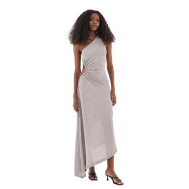 Imagem de Vestido Colcci Plissado Metalizado Assimétrico-Feminino