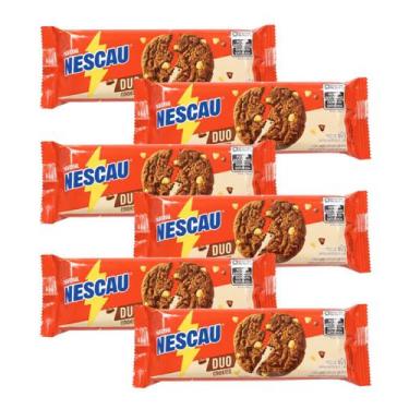 Imagem de Biscoito Cookies Nescau Duo Gotas Chocolate - 6 Unidades