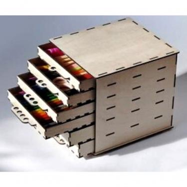 Imagem de Organizador de Documentos em MDF Cru 3MM Corte a Laser Acabamento Natural 19CM para Mesa Lenobre
