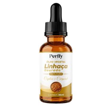 Imagem de Óleo Vegetal Linhaça Dourada 30ml 100% Puro Capilar Corporal Natural P