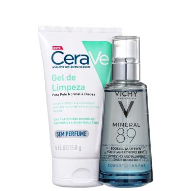Imagem de Kit Vichy Minéral 89 + CeraVe Foaming Cleanser (2 Produtos)