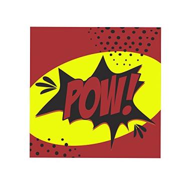 Imagem de Placa Pow 25X25cm Kapos Preto