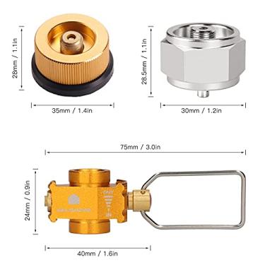 Imagem de Tingpai Gas Saver Plus Conversor de Shifter Refil Tanque de Adaptador de conversão Válvula adaptado de pa camping, caminhadas, pesca