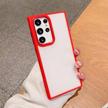 Imagem de Capa de anel de metal com lente translúcida para Samsung Galaxy S22 S22Ultra S22Plus à prova de choque Silicone macio Moldura de doces Capa traseira fosca, WH, para S22 Plus