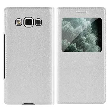 Imagem de Flip Cover Leather Window Phone Case Para Samsung Galaxy J7 2017 J5 Pro J3 J2 2015 J1 2016 Grand Core Prime J4 J6 Plus J8 2018, Branco, Para J1 2016