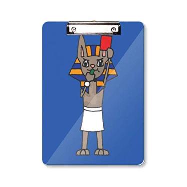 Imagem de Placa de apoio para cartão vermelho apito múmia desenho de árbitro placa de apoio A4