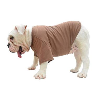 Imagem de Camiseta Lovelonglong Bulldog Clothes Dog Clothing Blank Camisetas para buldogue francês inglês buldogue americano pit bull pugs 100% algodão Skin Care Coffee B-S
