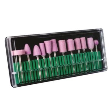Imagem de Kit 12 Brocas para Polimento Unha Kit Broca Algodão