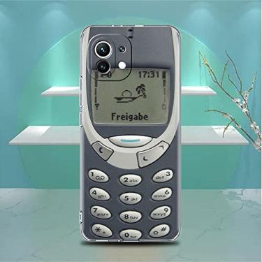 Imagem de Estojo transparente para Xiaomi Mi Poco X3 NFC M3 Pro F3 F1 11 Lite 12 Nota 10 11T 9T Capa de telefone transparente Cassete de fita magnética de rádio, C2, para Xiaomi Mi 10T Lite