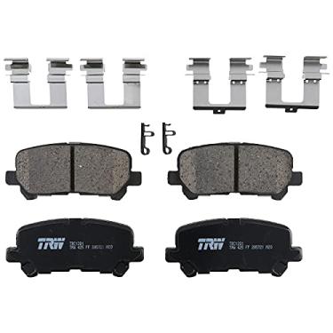 Imagem de TRW Conjunto de pastilhas de freio de disco Pro TRC1281 para Honda Odyssey 2011-2017, traseira e outras aplicações