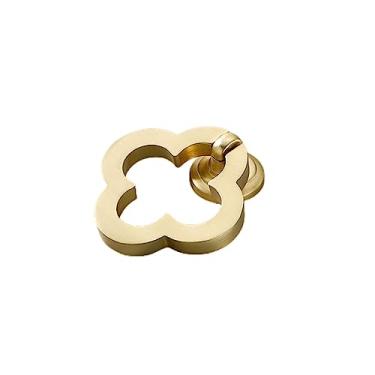 Imagem de Armário de ouro puxa armário de cozinha de liga de zinco sólido Furo único para mesa de cabeceira Alça de gaveta maçanetas de móveis Hardware de alça, 2