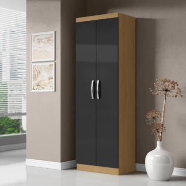 Imagem de Armário Multiuso 2 Portas New Aramóveis - Atacama/Grafite