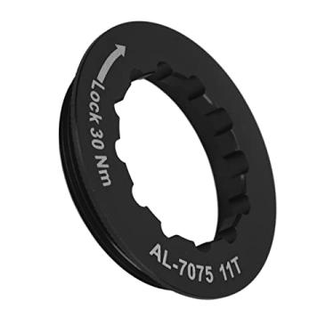 Imagem de Anel de Bloqueio de Cassete de Bicicleta, Anel de Bloqueio de Cassete de Mountain Bike, Corte Cnc, Não Cai Estável, Esportes Ao Ar Livre (Preto)