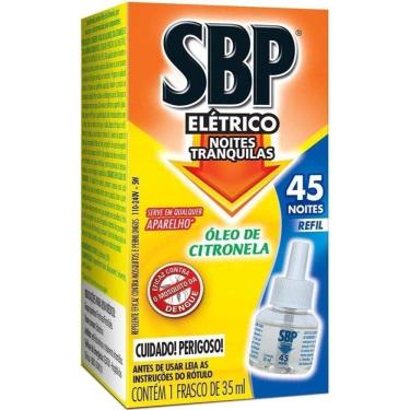 Imagem de Sbp Repelente Elétrico Líquido 45 Noites Citronela Refil 1 Unidade 35ml