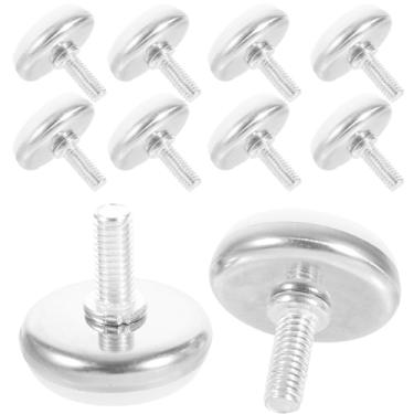 Imagem de OSALADI 10 Peças Niveladores De Móveis Ajustáveis ​​Pernas Niveladores Pés De Armário Para Mesas Cadeiras Sofá Prateleiras Bancadas E Armário