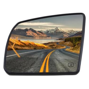 Imagem de LOIYLLEN Substituição do espelho lateral do motorista para Toyota Sequoia 2008-2017, 2007-2020 Toyota Tundra Mirrors Glass – Vidro retrovisor do lado esquerdo com detecção de ponto cego e aquecimento