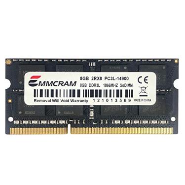 Imagem de EMMCRAM 8GB PC3L-14900S DDR3 / DDR3L 1866MHz SODIMM RAM para laptop 2Rx8 1,35V não-ECC sem buffered 204pin memória para notebook