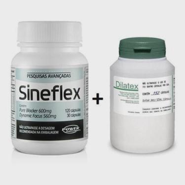 Imagem de Kit Sineflex 120 Cáps + Dilatex Extra Pump 152 Cáps - Power Supplements