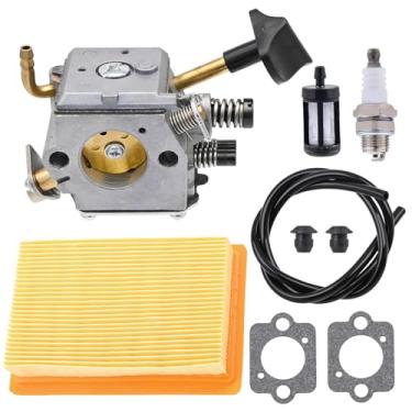 Imagem de Wondrify Kit de carburador BR400 para Stihl SR320 SR340 SR380 SR400 SR420 BR320 BR380 BR400 Soprador de mochila substitui Walbro HD-4A HD-4B HD-13B Carb 4203-120-0603 4203-13B Carb 120-00 605