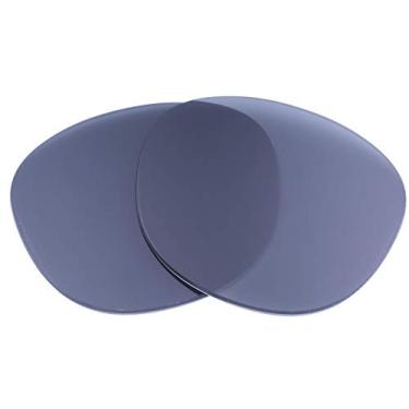 Imagem de Lentes de reposição polarizadas para óculos de sol Oakley LATCH de ajuste padrão - fabricadas nos EUA -, Cinza, 52 x 45 mm