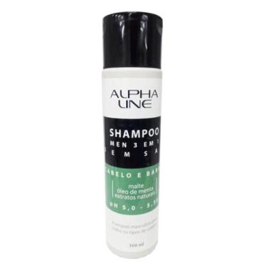 Imagem de Shampoo Mem 3 Em 1 300ml - Alpha Line