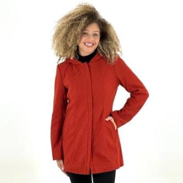 Imagem de Casaco Facinelli Médio com Capuz Feminino-Feminino