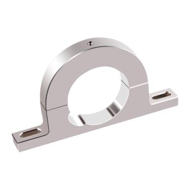 Imagem de XTPTFABS Coluna de direção universal de alumínio com chave para montagem sem queda, montagem de coluna de 5 cm de alumínio polido com chave, 2310000030 FR20114, furo de 5 cm, braçadeira de rio escovada