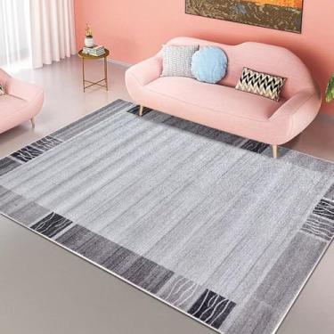 Imagem de Tapete de cor sólida, moderno, simplicidade, decoração de sala de estar, tapetes, quarto, vestiário, tapete macio, grande área, flanela, 1.200 x 250 cm, 78,7 x 98 pol.