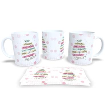 Imagem de Canecas de Porcelana Personalizadas Sonho e Flor (Mod.6)