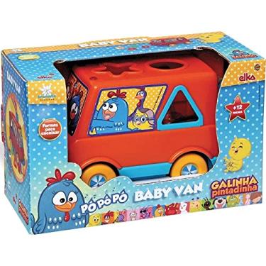 Imagem de Brinquedo Educativo Galinha Pintadinha Baby Van, Elka, Multicor