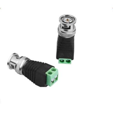 Imagem de Kit 100 Conectores BNC Macho - POLI