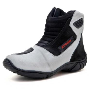 Imagem de Bota Motociclista Semi-ipermeável AS-SPIRIT Atron Shoes - 410 - Branco