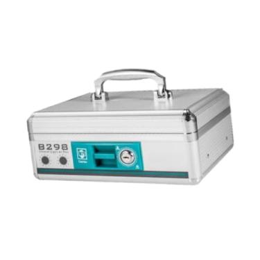 Imagem de Caixa de Dinheiro com Chave de Bloqueio Caixa de Dinheiro Organizador Caixa de Bloqueio Cofre Bandeja de Dinheiro Cofrinho para Guardar Dinheiro