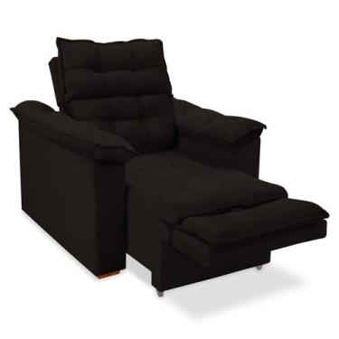 Imagem de Poltrona Do Papai Confortável Reclinável E Retrátil - SRJ Moveis, Marr