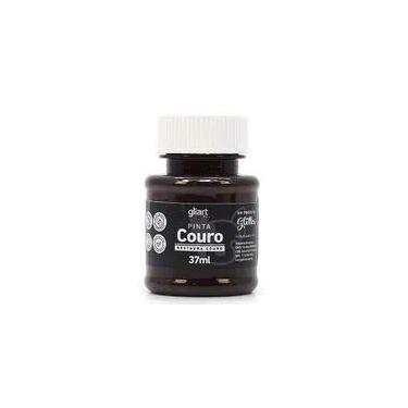 Imagem de Tinta para couro Natural e Sintético Pinta Couro Gliart 37ml, Café
