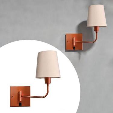 Imagem de Arandela Luminaria De Parede Articulavel Em Aluminio Com Interruptor C