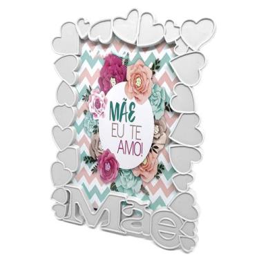 Imagem de Porta Retrato Corações Mãe - Yaay, Branco